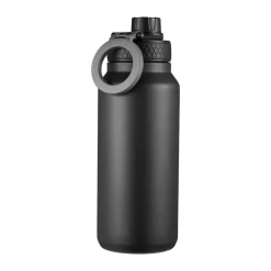 Dorre Flory double-wall water bottle with mobile magnet 0.9 L, -gray Black Outlet