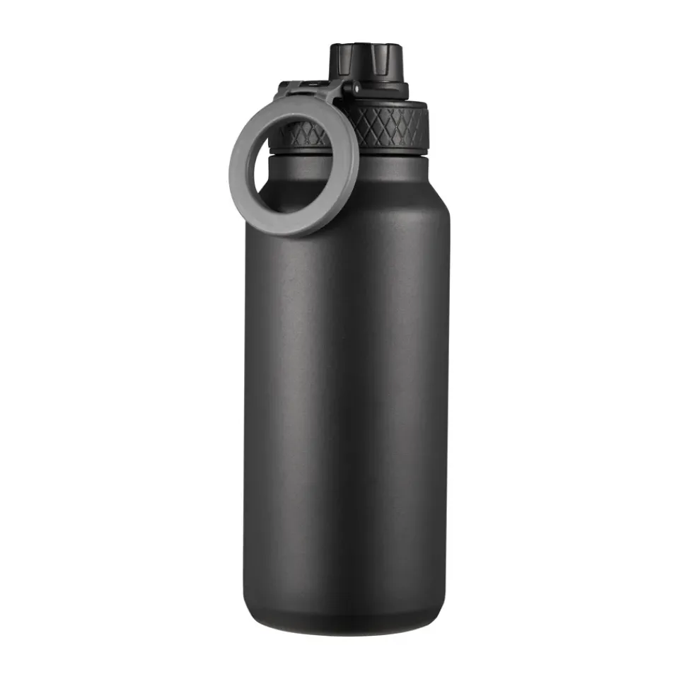 Dorre Flory double-wall water bottle with mobile magnet 0.9 L, -gray Black Outlet