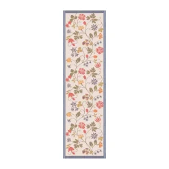 Ekelund Linneväveri Flower table runner 35x120 cm, Multi Discount
