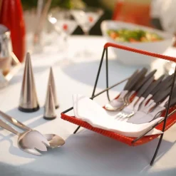 Gense Focus de Luxe cutlery 12 pcs, stainless steel Silver-colouredBlack Hot