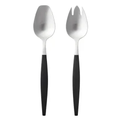 Gense Focus de Luxe salad set, 2-pack Silver-colouredBlack New