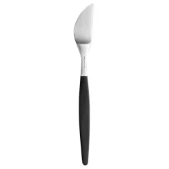 Gense Focus de Luxe table knife, Stainless steel Silver-colouredBlack Clearance