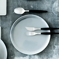 Gense Focus de Luxe table spoon, Stainless steel Silver-colouredBlack Sale
