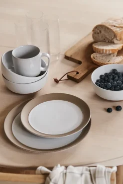 Scandi Living Fossil plate Ø26 cm, White Outlet