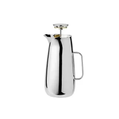 Stelton Foster coffee press coffee 1 l, stainless steel Silver-coloured Hot