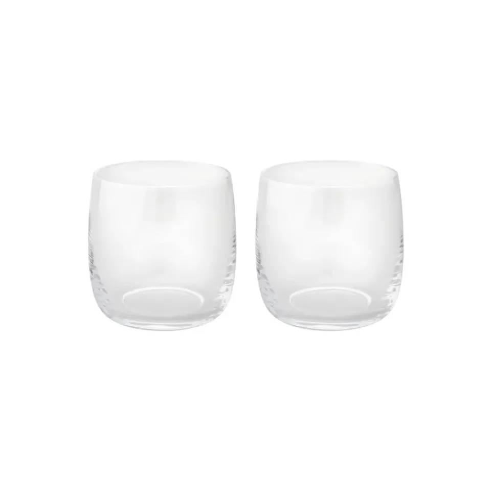 Stelton Foster drinks glass 2-pack, 20 cl Silver-coloured Hot