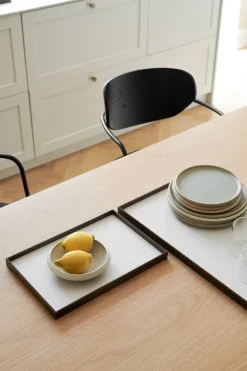 Gejst Frame tray large 35.5x50.6 cm, Smoked oak-beige BrownBeige Outlet