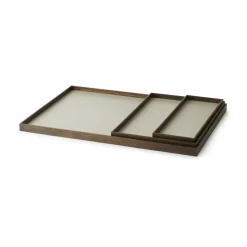Gejst Frame tray medium 23x34 cm, Smoked oak-Grey BrownGrey Clearance