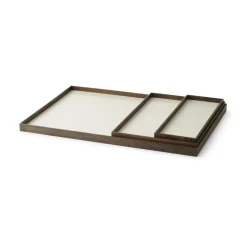 Gejst Frame tray medium 23x34 cm, Smoked oak-beige BrownBeige Best