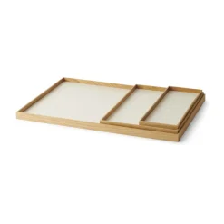 Gejst Frame tray small 11x32.4 cm, Oak-beige BrownBeige Clearance
