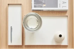 Gejst Frame tray small 11x32.4 cm, Oak-beige BrownBeige Clearance
