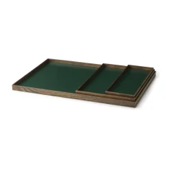 Gejst Frame tray small 11x32.4 cm, Smoked oak-green BrownGreen Outlet