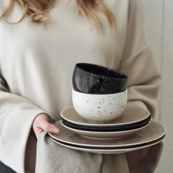 Scandi Living Freckle bowl 60 cl, White Discount