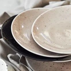 Scandi Living Freckle side plate Ø20 cm, Black Sale