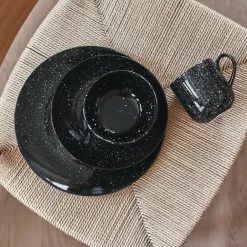 Scandi Living Freckle side plate Ø20 cm, Black Sale