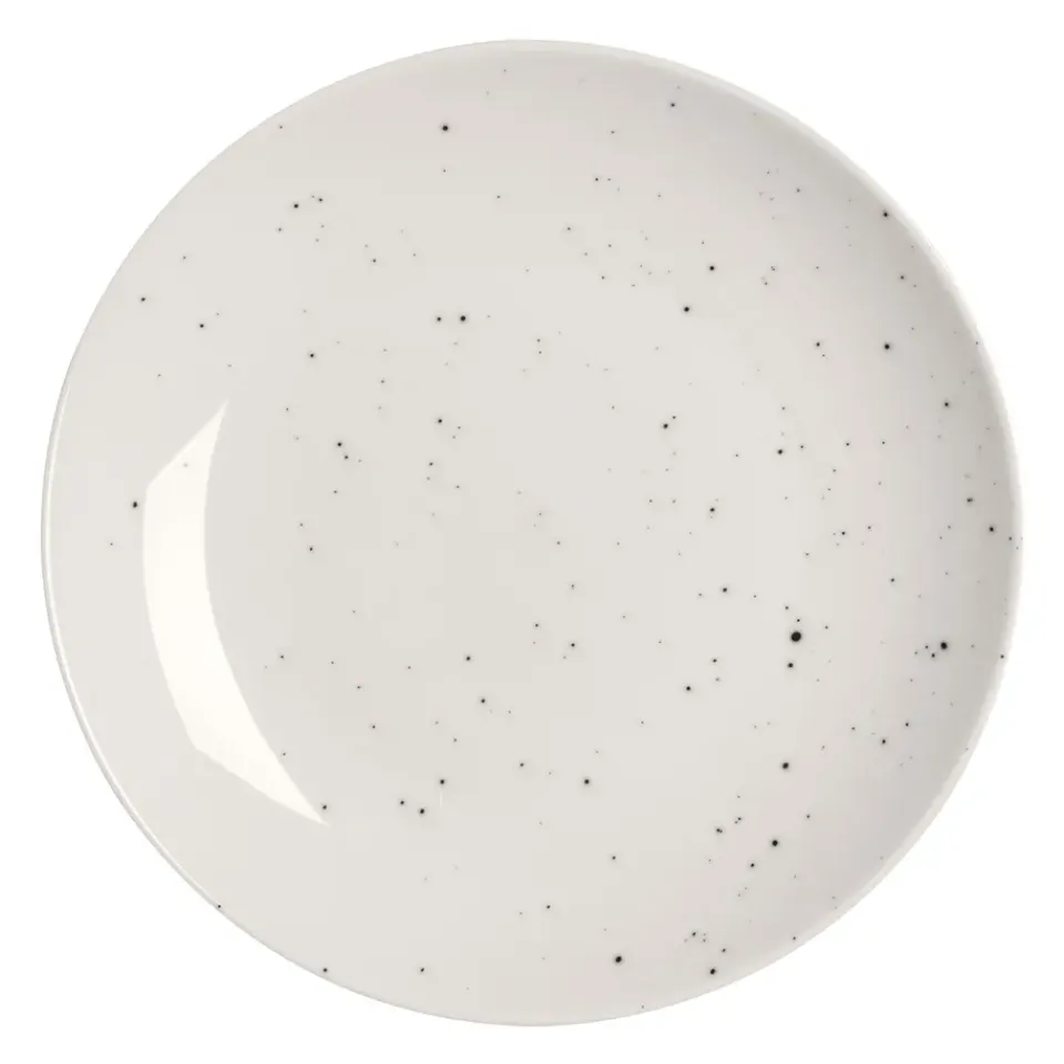 Scandi Living Freckle side plate Ø20 cm, White Best