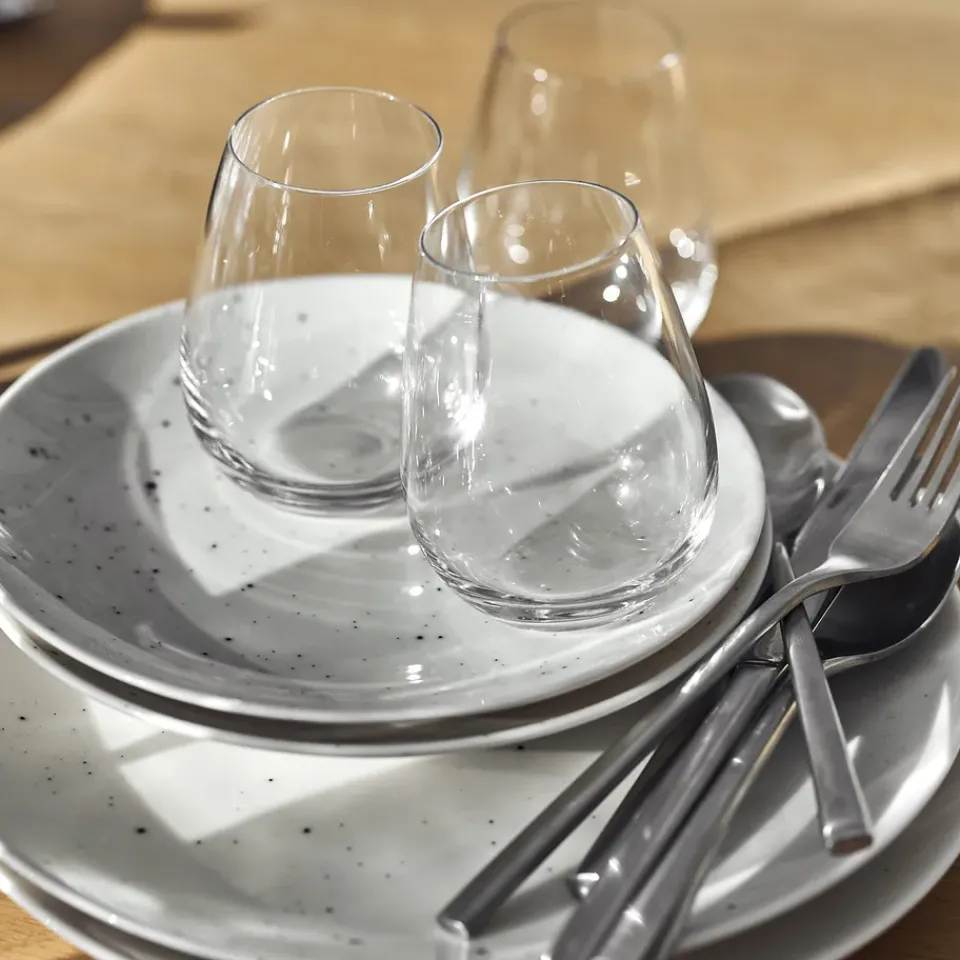 Scandi Living Freckle side plate Ø20 cm, White Best