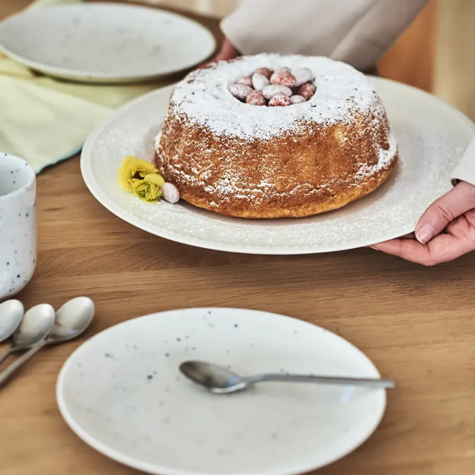 Scandi Living Freckle side plate Ø20 cm, White Best