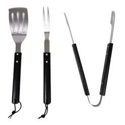 Sagaform Fredde BBQ grillset 3 pieces, Black Clearance
