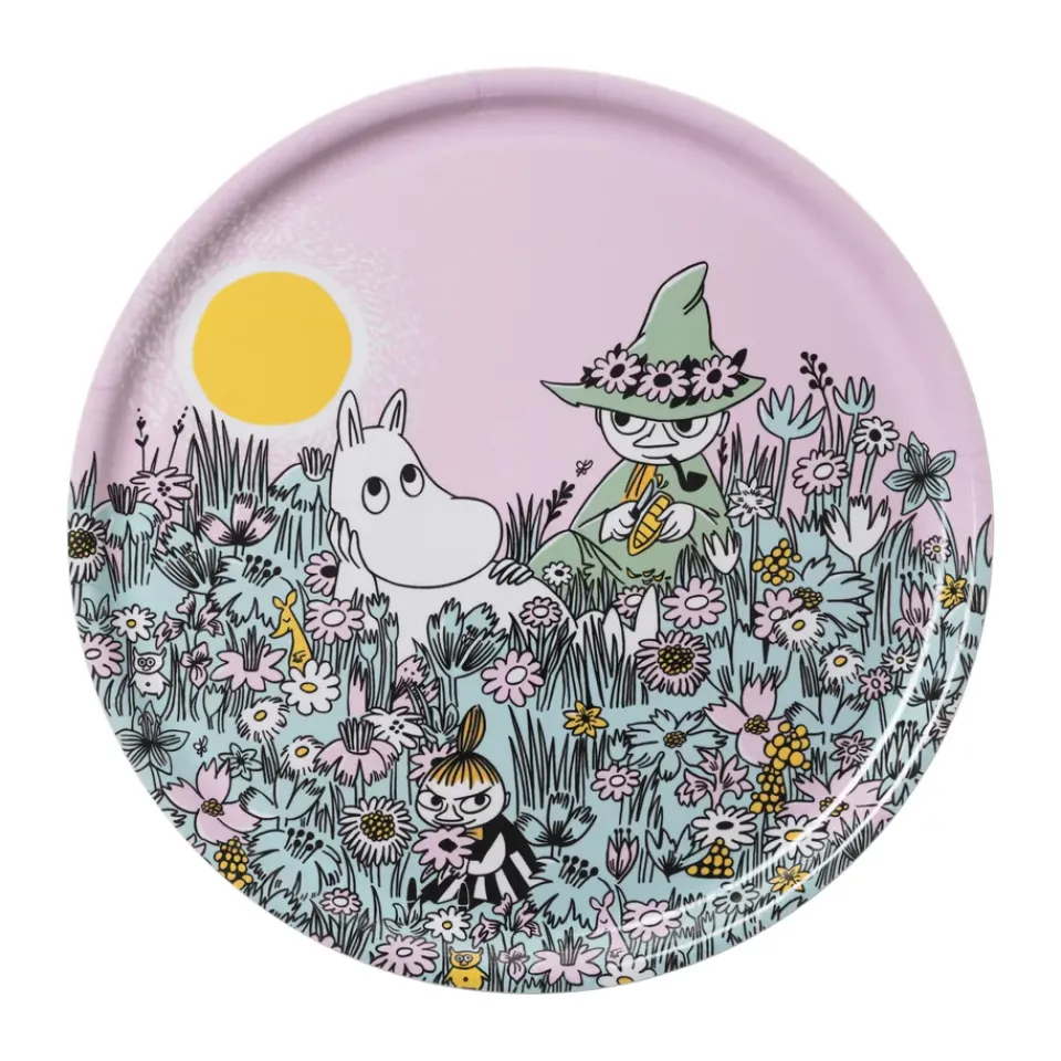 Moomin Arabia Friends forever Moomin tray, Ø35 cm Multi Outlet