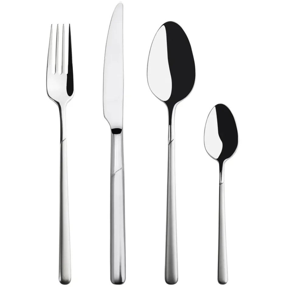 Scandi Living Frost cutlery 24 pieces, Stainless steel Silver-coloured Best
