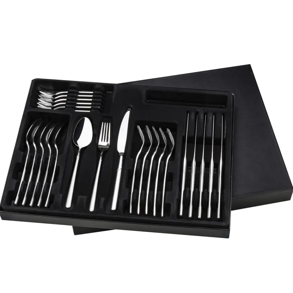 Scandi Living Frost cutlery 24 pieces, Stainless steel Silver-coloured Best