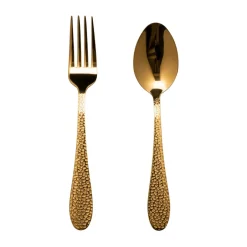 Vargen & Thor Frost dessert/starter cutlery 8 pieces, Nimbus Gold-coloured Clearance