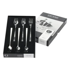 Gense Fuga cake fork 6-pack, Stainless steel Silver-coloured Online