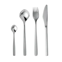 Gense Fuga cutlery set, 4 pieces Silver-coloured Best