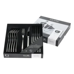 Gense Fuga grill cutlery 12 pieces, Stainless steel Silver-coloured Outlet