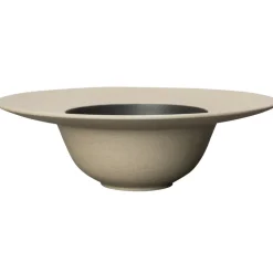Byon Fumiko soup plate, -black Beige Clearance