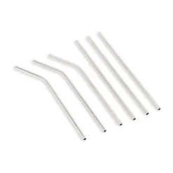 Funktion Function straws 6 pieces, Stainless steel Silver-coloured Online