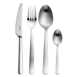 Fiskars Functional Form cutlery matte, 16 pieces Silver-coloured Hot