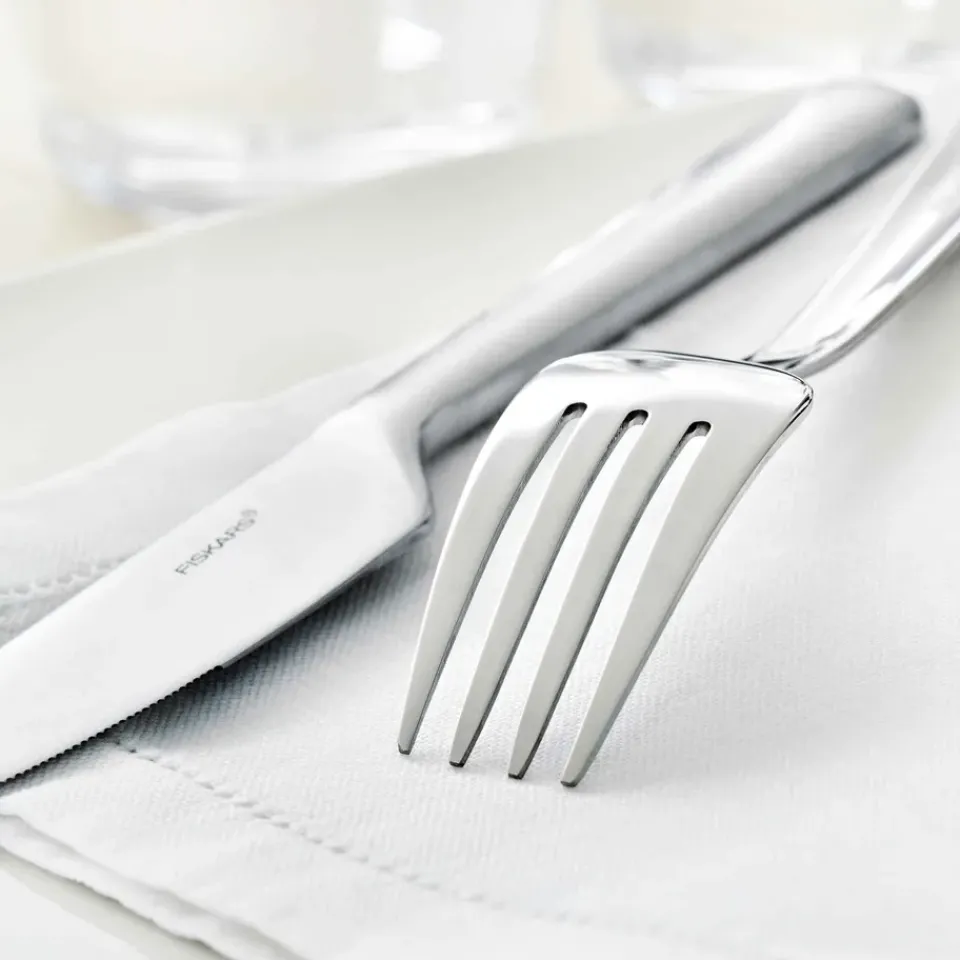 Fiskars Functional Form cutlery matte, 16 pieces Silver-coloured Hot