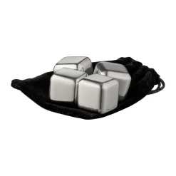 Funktion whiskey stones 4-pack, Stainless steel Silver-coloured Discount