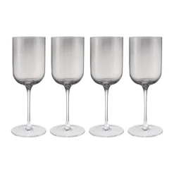 Blomus Fuumi red wine glass 40 cl 4-pack, Smoke-clear Grey Discount