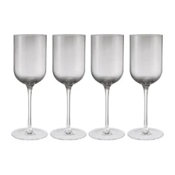 Blomus Fuumi wine glass 31 cl 4-pack, Smoke-clear Grey Outlet