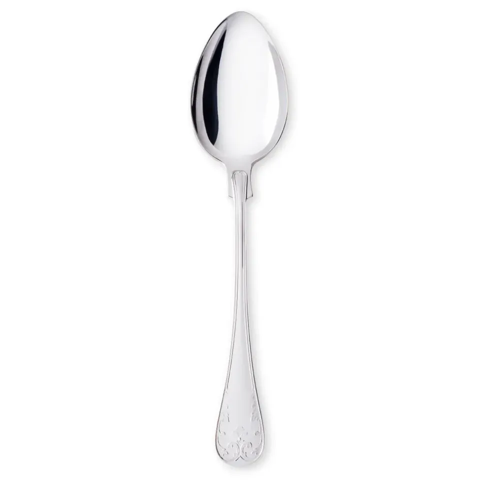 Gense Gammal Fransk table spoon silver nickle, 18.3 cm Silver-coloured Hot