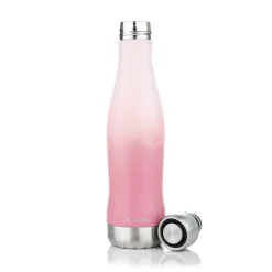 Glacial water bottle active 400 ml, fade Pink