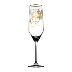 Carolina Gynning Gold Edition Slice of Life champagne glass, 30 cl Gold-colouredTransparent Hot