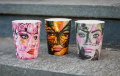 Carolina Gynning Golden Butterfly mug 35 cl, 35 cl Multi Best