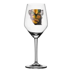 Carolina Gynning Golden Butterfly rosé glass 40 cl, Clear Transparent Clearance