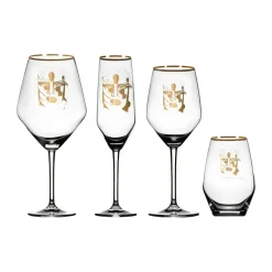 Carolina Gynning Golden Dream wine glass, 75 cl Gold-colouredTransparent Clearance