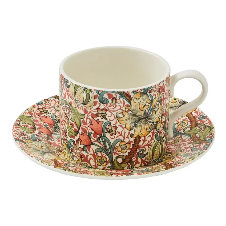 Spode Golden Lily teacup with saucer 28 cl, Multi Discount