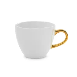 URBAN NATURE CULTURE Good Morning Coffee cup mini 17.5 cl, white Gold-colouredWhite