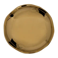 URBAN NATURE CULTURE Good Morning plate small Ø9 cm, Gold Gold-coloured Outlet