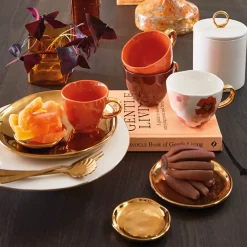 URBAN NATURE CULTURE Good Morning plate small Ø9 cm, Gold Gold-coloured Outlet