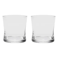 Orrefors Grace Double Old Fashioned glass 39 cl 2-pack, Clear Transparent Hot