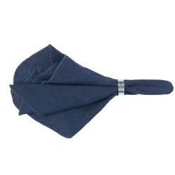Broste Copenhagen Gracie linen napkins, dark (insignia ) Blue Hot