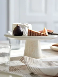 Tell Me More Granada cake stand, Cream, Ø26x11 cm Beige
